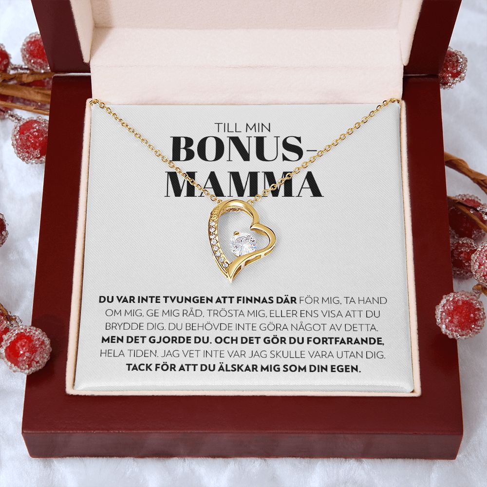 Till Min Bonusmamma - Inte Tvungen - Halsband Forever Love