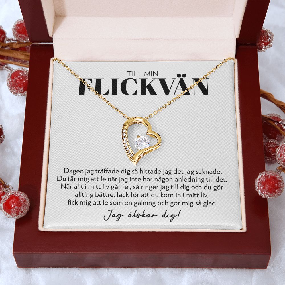 Till Min Flickvän - Gör Mig Så Glad - Halsband Forever Love