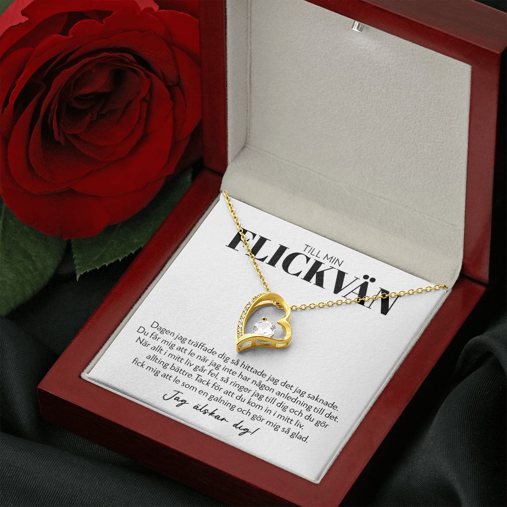 Till Min Flickvän - Gör Mig Så Glad - Halsband Forever Love