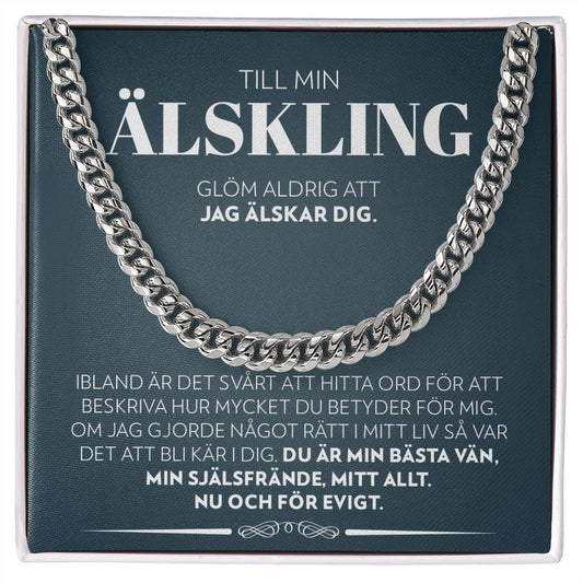 Till Min Älskling - Nu Och För Alltid - Halsband Pansarkedja