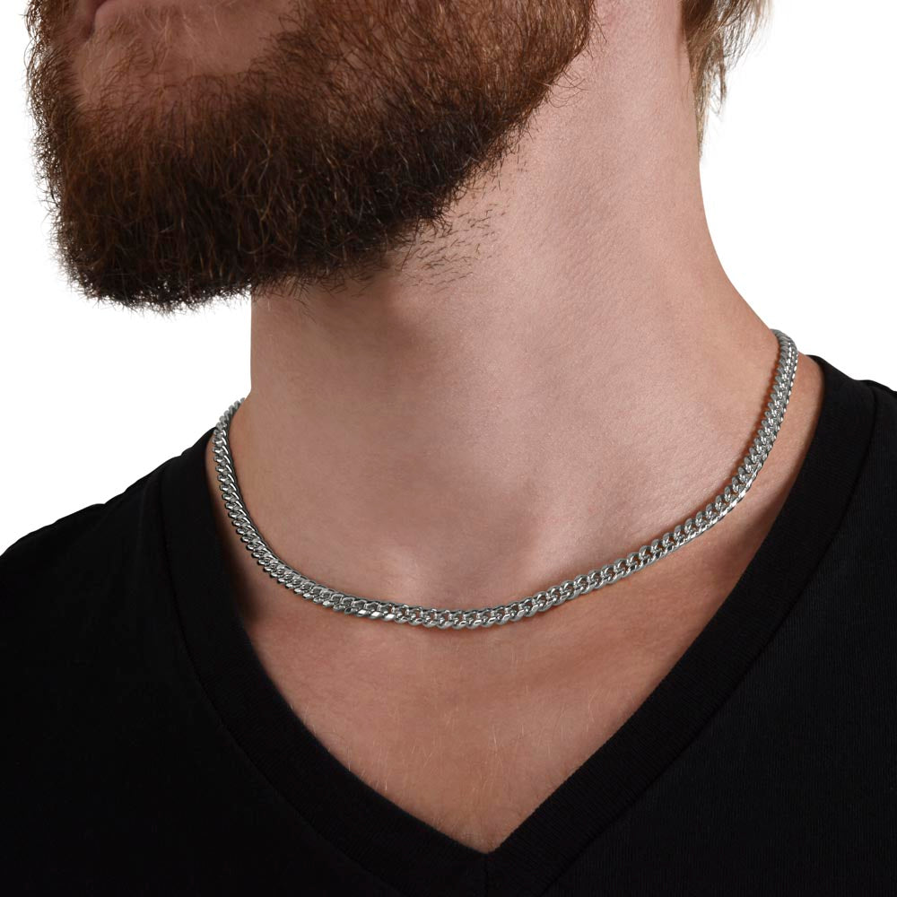 Till Min Bonusson - Livet Gav Mig Dig - Halsband Pansarkedja