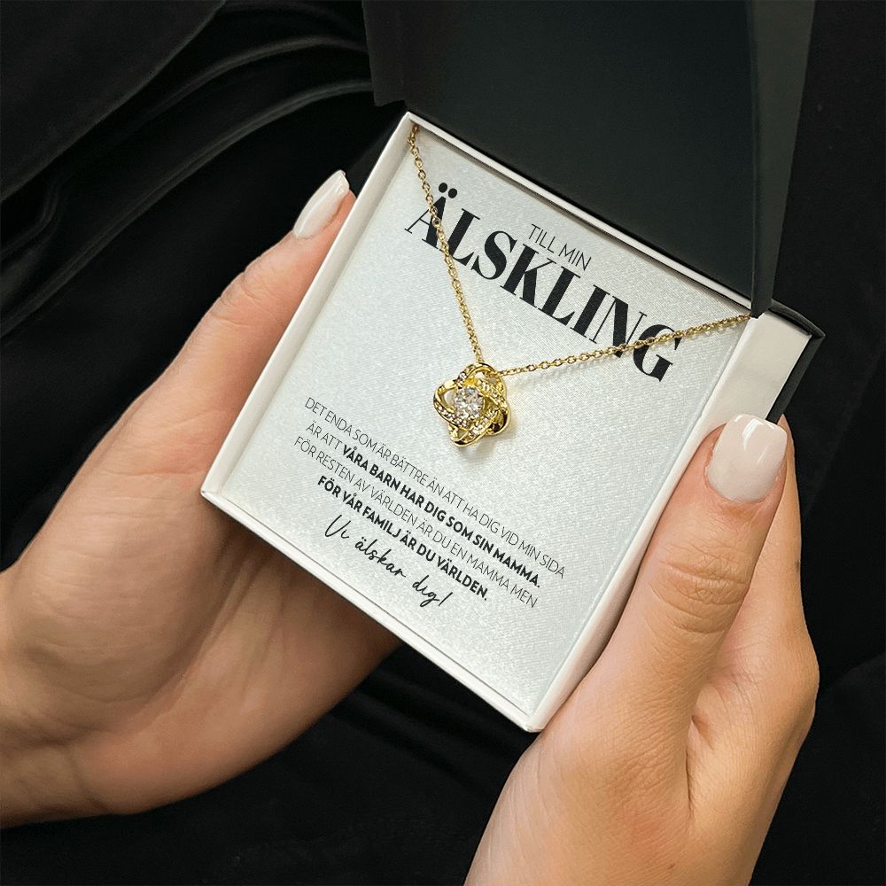 Till Min Älskling - Det Enda Som Är Bättre - Halsband Kärleksknop