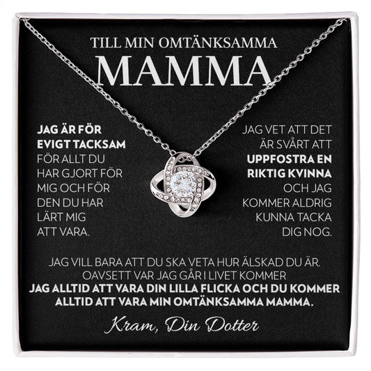 Till Min Mamma (Från Dotter) - Alltid - Halsband Kärleksknop