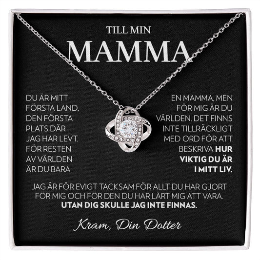Till Min Mamma (Från Dotter) - Första Land - Halsband Kärleksknop