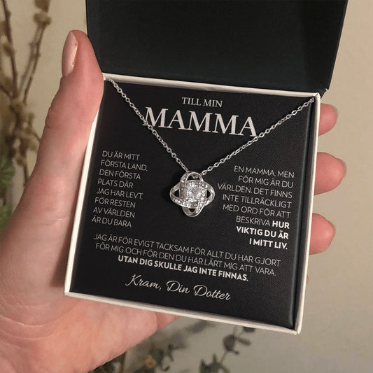 Till Min Mamma (Från Dotter) - Första Land - Halsband Kärleksknop