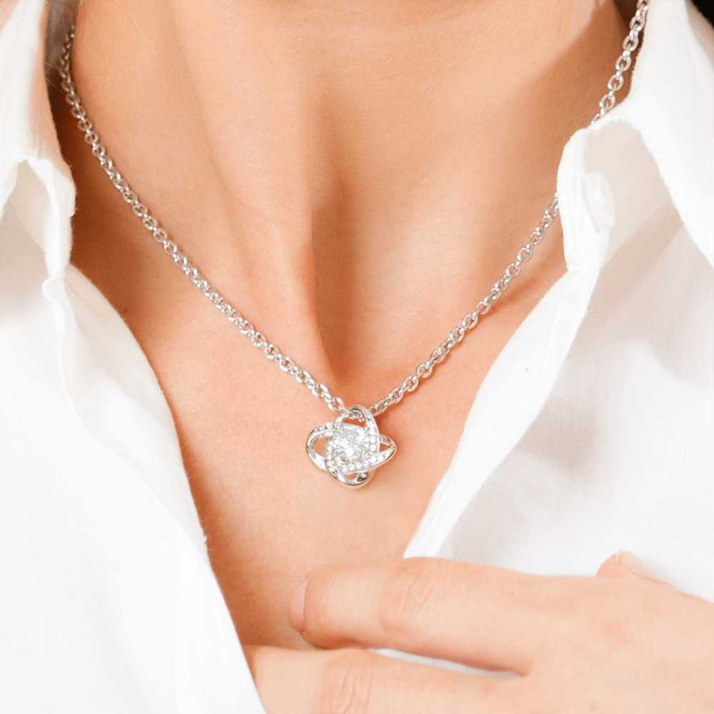 Till Min Mamma (Från Dotter) - Alltid - Halsband Kärleksknop