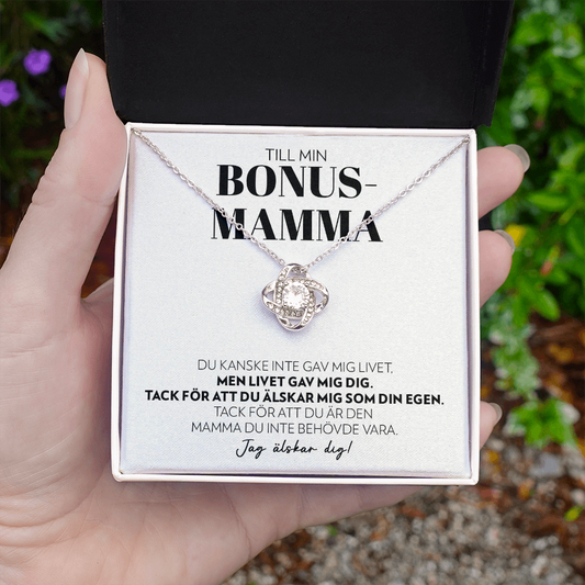 Till Min Bonusmamma - Som Din Egen - Halsband Kärleksknop