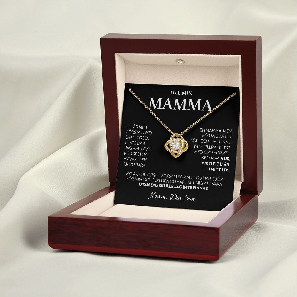 Till Min Mamma (Från Son) - Första Land - Halsband Kärleksknop