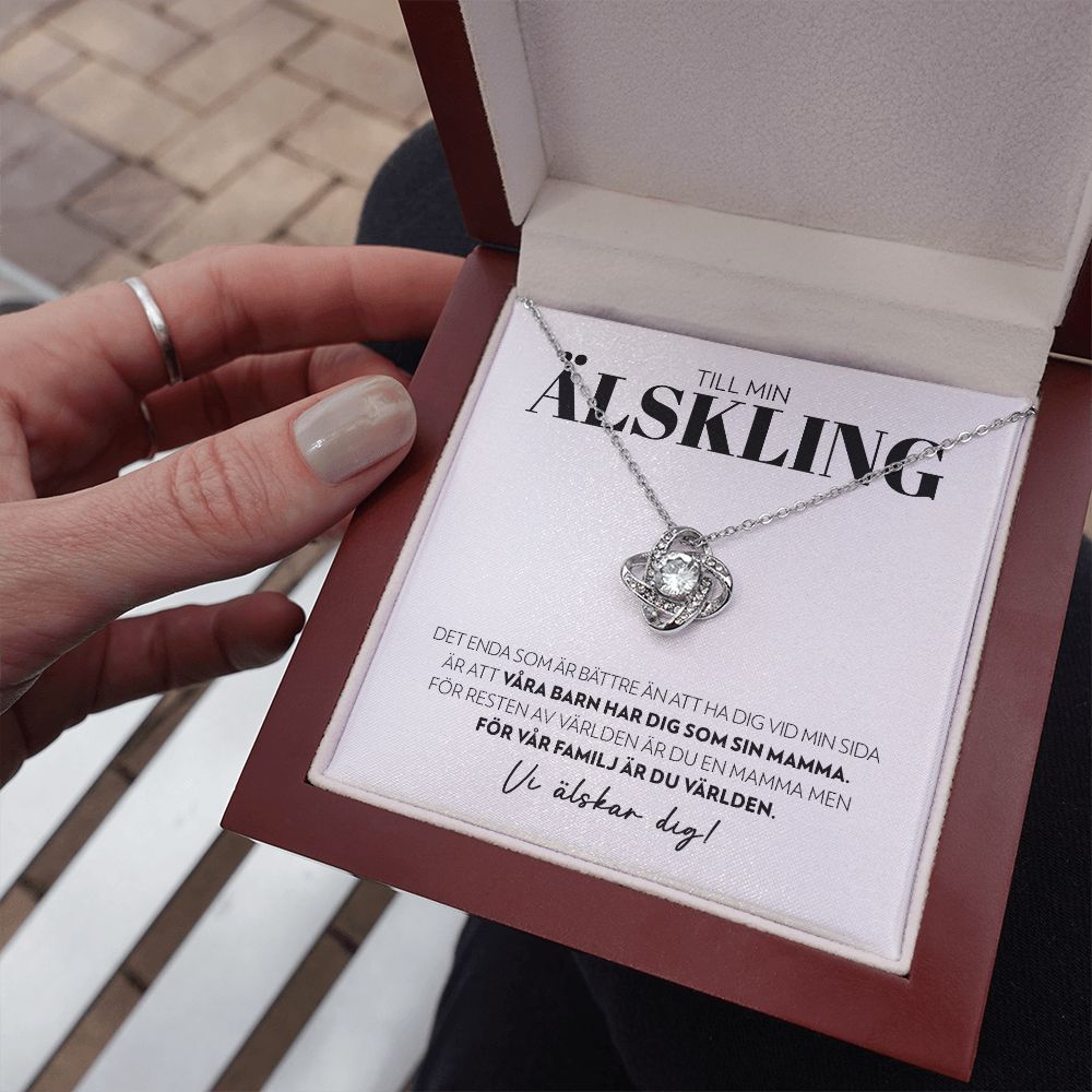 Till Min Älskling - Det Enda Som Är Bättre - Halsband Kärleksknop