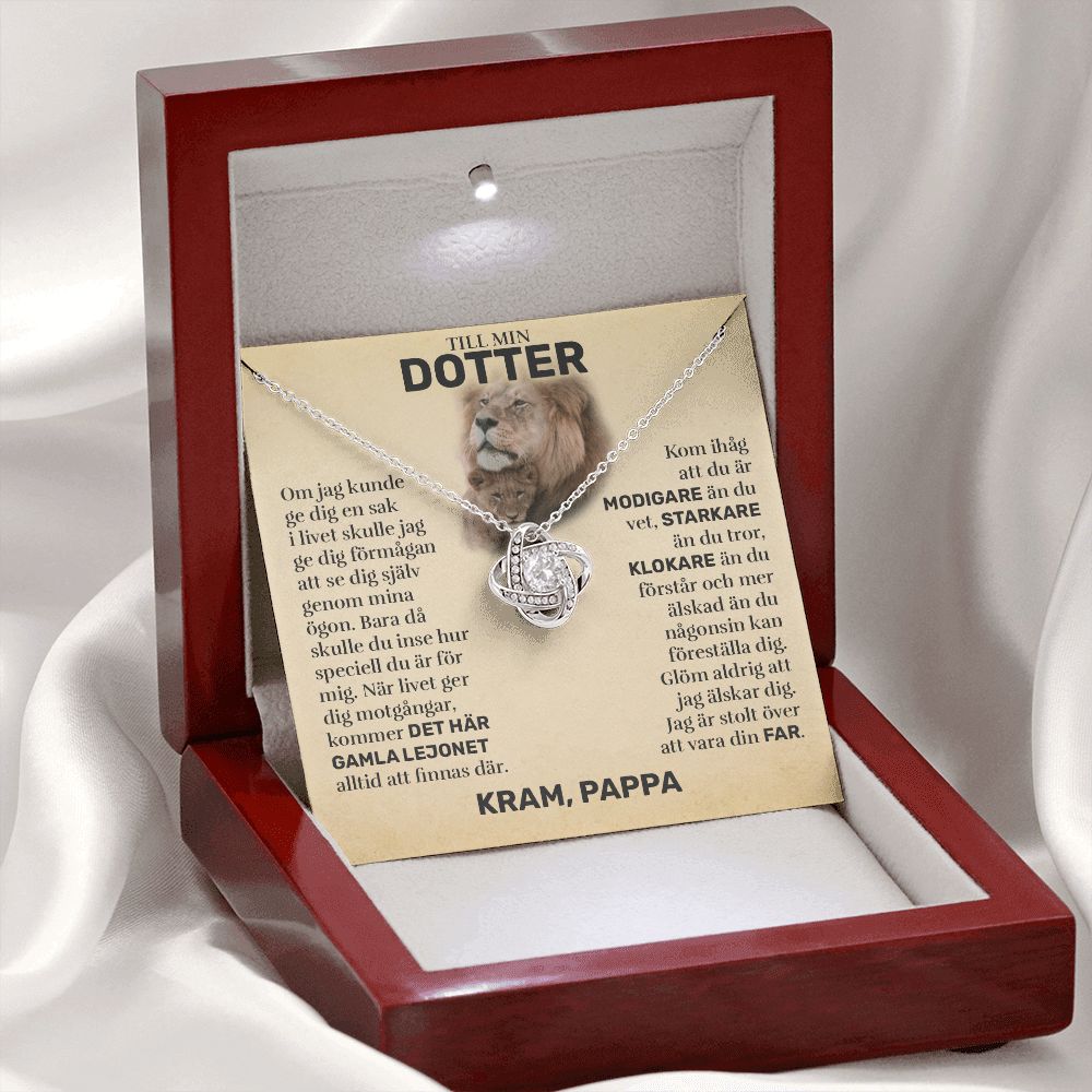 Till Min Dotter (Från Pappa) - Det Här Gamla Lejonet - Halsband Kärleksknop