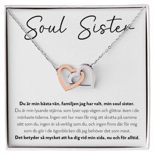 Soul Sister - Ingen Är Som Du - Halsband Två Hjärtan
