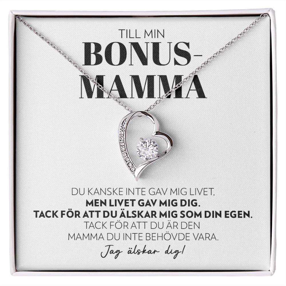 Till Min Bonusmamma - Som Din Egen - Halsband Forever Love
