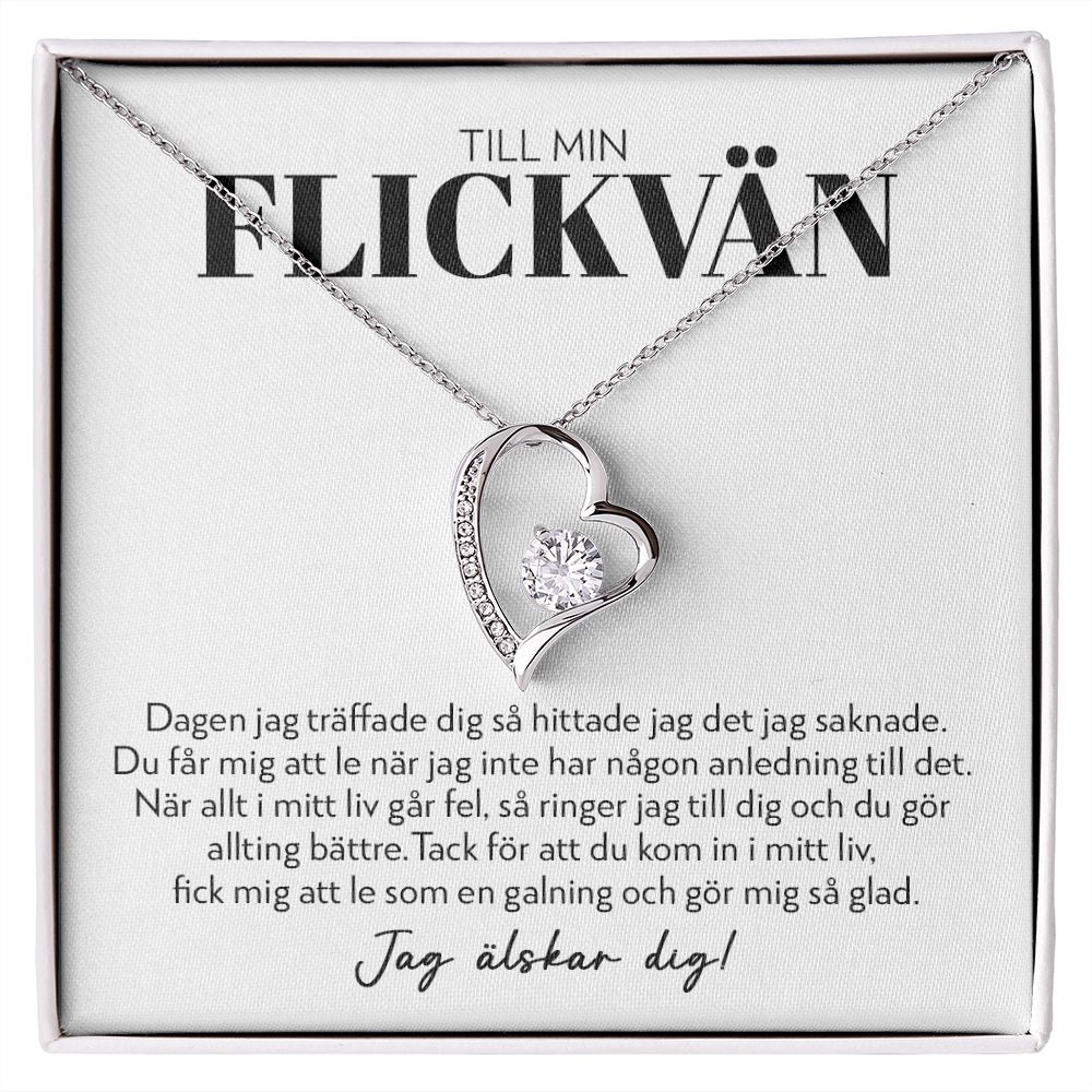 Till Min Flickvän - Gör Mig Så Glad - Halsband Forever Love