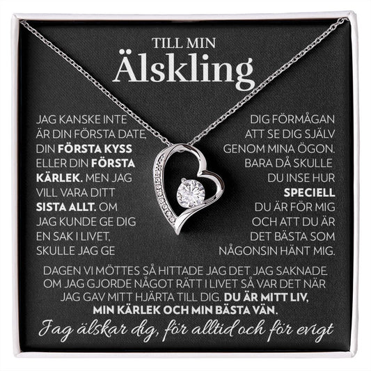 Till Min Älskling - Mitt Hjärta - Halsband Forever Love