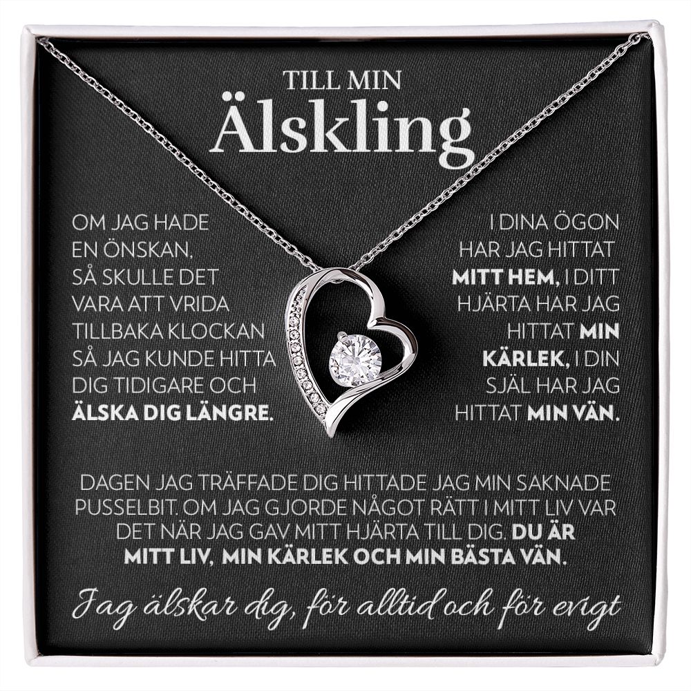 Till Min Älskling - I Ditt Hjärta - Halsband Forever Love
