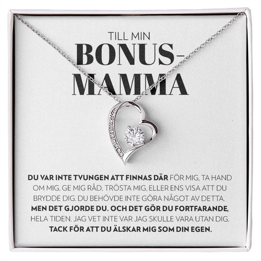 Till Min Bonusmamma - Inte Tvungen - Halsband Forever Love