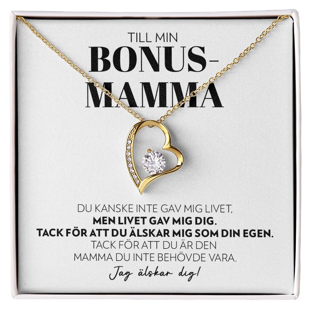 Till Min Bonusmamma - Som Din Egen - Halsband Forever Love