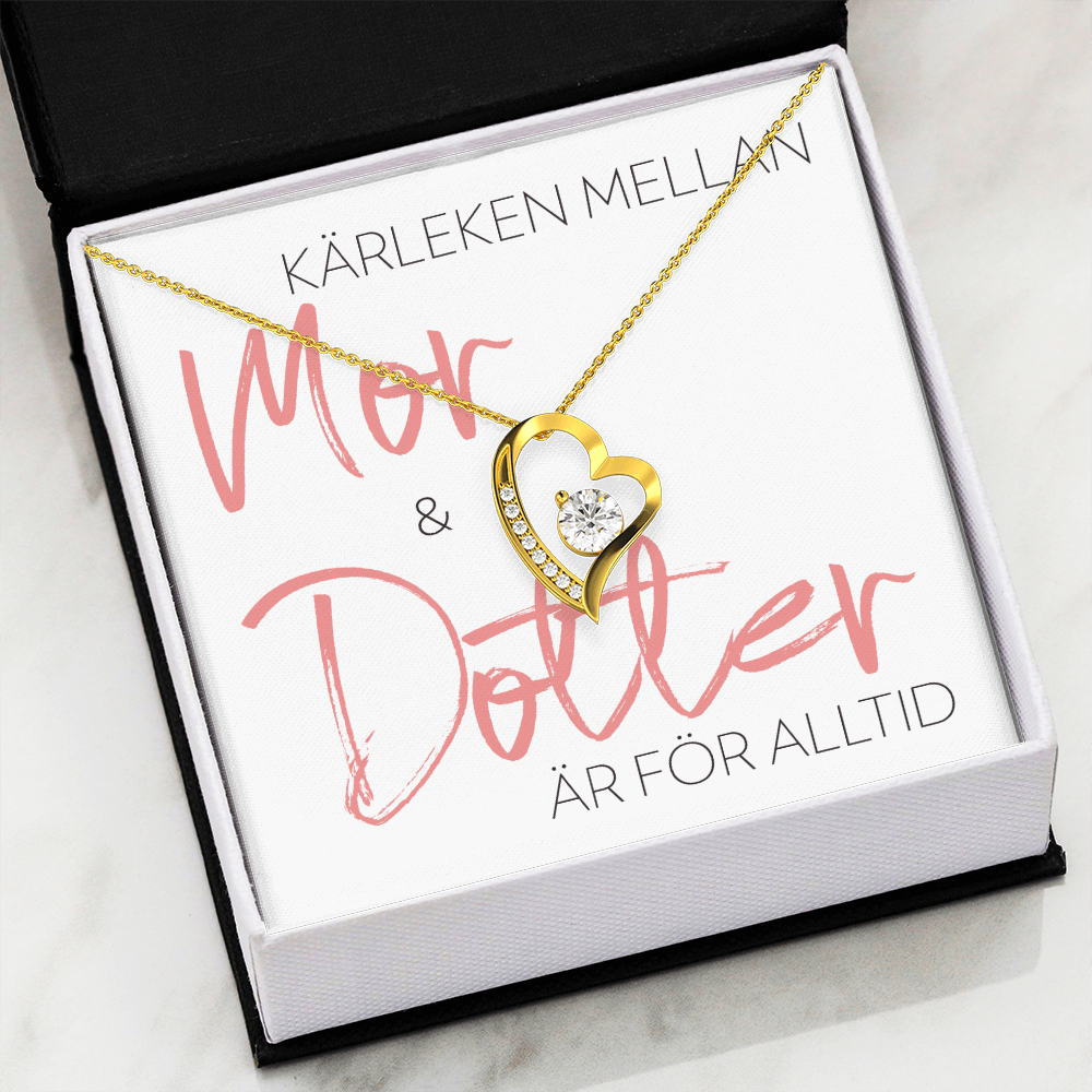 Kärleken mellan mor & dotter är för alltid - Halsband Forever Love