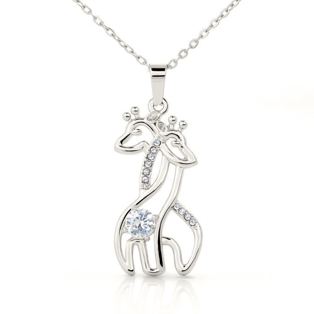 Till min underbara dotter - Modigare (Giraffer) - Halsband