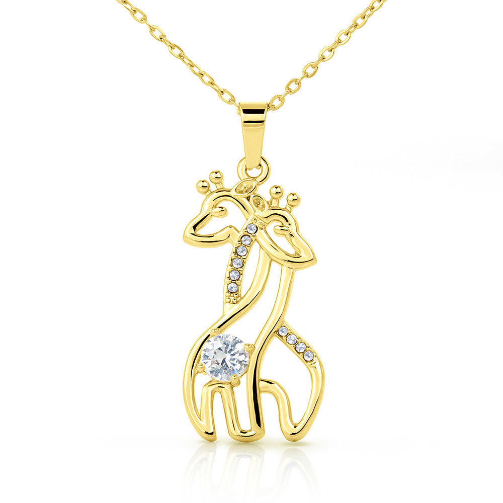 Till min underbara dotter - Modigare (Giraffer) - Halsband